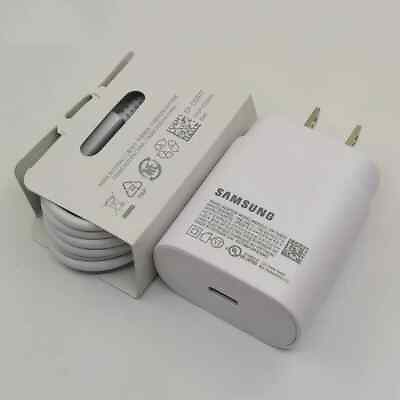 #ad Original Samsung Galaxy S22 S22 Ultra Super Fast Wall Charger amp; Type C Cable $11.99