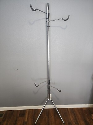 #ad Delta Cycle Two Bike Gravity Pole Stand Bicycles Rack $15.00