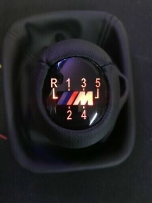 #ad WEIGHTED ZHP 5 Speed BMW illuminated Genuine Leather Shift Knob M3 E30 E36 E46 $31.88