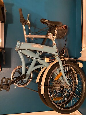 #ad Miami citizen bike 20” 6 speed folding bike with steel frame sky amp; storage bag $300.00