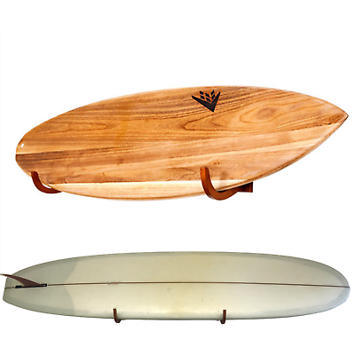 #ad COR Surf Wood Surfboard Wall Rack Bamboo or Dark Wood $19.99