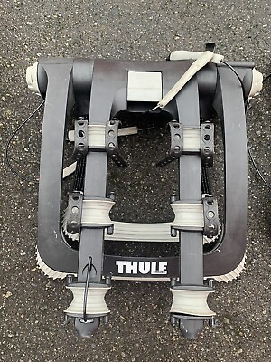 GOOD COND THULE RACEWAY 9002 BIKE CAR TRUNK RACK FOR 3 BIKES WITH LOCK AND KEY $131.25
