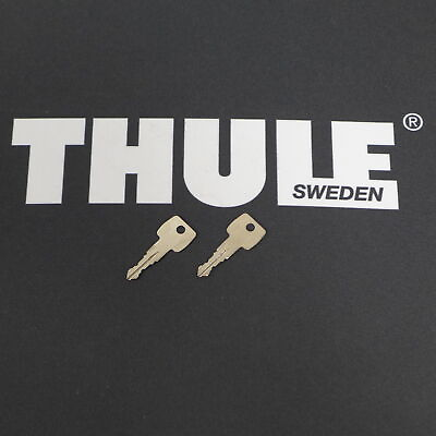 #ad Thule 2x Ersatzschlüssel Stahl N232 für Dachträger Boxen Fahrradhalter Hecktr... EUR 9.80