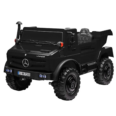 #ad 24V 2 Seater Kids Car Benz Licensed Power Wheels Ride on Truck w Remote Control $535.99