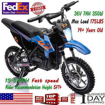 #ad #ad Dirt Rocket High Torque Electric Motorcycle Dirt Bike Motocross Adult 15.5MPH US $529.99