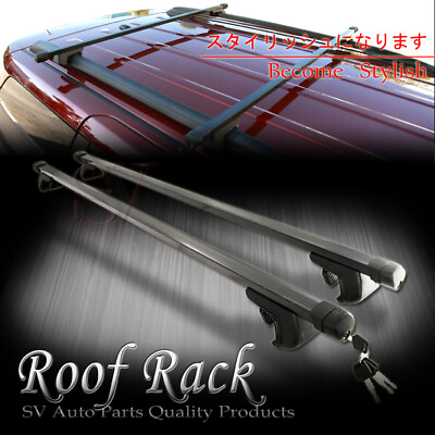Fit Lexus Roof Rack Key Lock Square Cross Bars Top Rail Mount Cargo Carrier $53.59