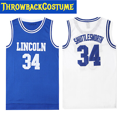 Jesus Shuttlesworth #34 Lincoln He Got Game Basketball Jersey Ray Allen 2 Colors $19.97