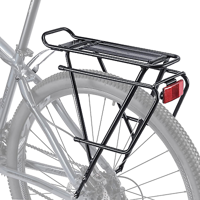 #ad Rear Bike Rack Bike Cargo Rack for Disc Brake Non Disc Brake Mount Bicycle P $58.86