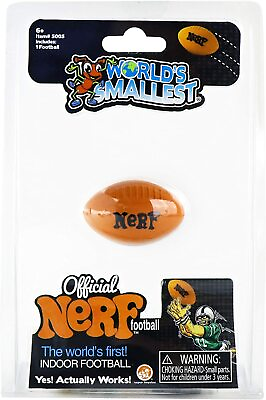 #ad Worlds Smallest Official Nerf Football $6.99