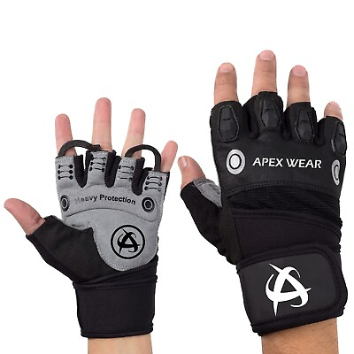 #ad #ad Apex Wear Fitness Gloves Weight Lifting Gym Workout Training $11.99