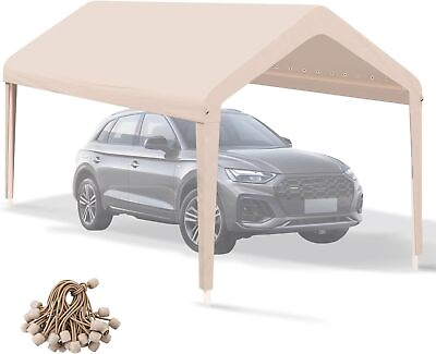 #ad Carport Canopy 10#x27;x20#x27; Heavy Duty Replacement Cover Garage 10x20FT Beige $131.57