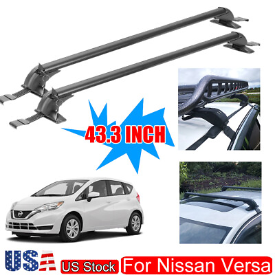 Car Top Roof Rack Cross Bar Luggage Carrier For Nissan Versa 2007 2022 43.3quot; US $65.54