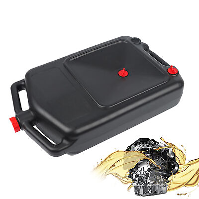 #ad Motorcycle Car Bike Oil Fuel Coolant Drain Tray Pan amp; Container 15L Universal $68.39