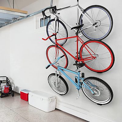 #ad 3 Pack Bike Pedal Hanger Wall Mount Heavy Duty Horizontal Bike Rack for Garage $40.99