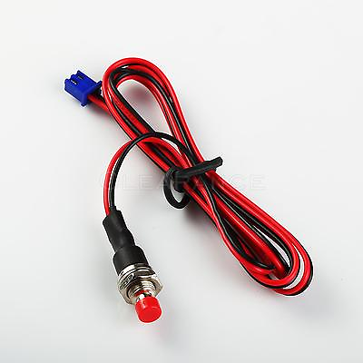 Mini Push Button Momentary N O OFF ON Switch Plug 12V 3Amps 1 4quot;Mount Hole $8.00