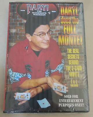 #ad #ad Brand New Sealed DVD Daryl Does 3 Card Monte Tricks Best Close up Card Magic $29.99