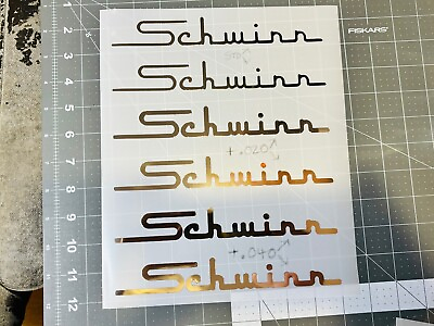 #ad TWO Schwinn Decals For Car Bike Many Sizes amp; Colors Buy 2 Pairs Get 1 Pair Free $12.74