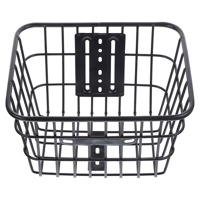 #ad Bike Basket Rear Electric Rack Detachable Hamper Wicker Storage $23.66