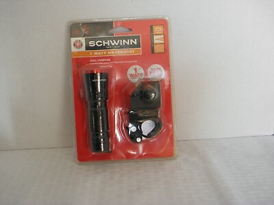 #ad Schwinn Bicycle Headlight Includes Bike Mount amp; Carrying Strap 1 Watt LED NEW $7.00