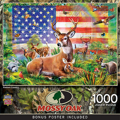 #ad #ad MasterPieces Mossy Oak Radiant Country 1000 Piece Jigsaw Puzzle $18.99