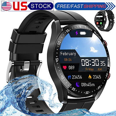 #ad #ad 2023 Smart Watch For Men Women Waterproof Smartwatch Bluetooth iPhone Samsung $19.39