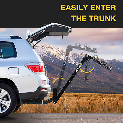 #ad New 2 Bike Bicycle Carrier Hitch Receiver 2#x27; Heavy Duty Mount Rack Truck SUV $55.99