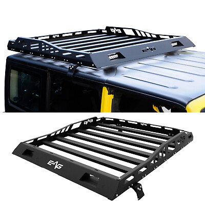 EAG Roof Rack Rooftop Cargo Carrier Basket Fits 07 18 Jeep Wrangler JK 2 4Door $459.99
