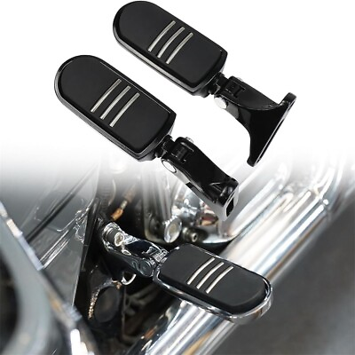 #ad Mini Rear Footpeg amp; Bracket Passenger Black For Harley Electra Glide Model 07 23 $64.99