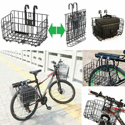 Goods Bracket Bicycle Luggage Rack Bike Basket Bike Panniers Front Rear Basket AU $22.45