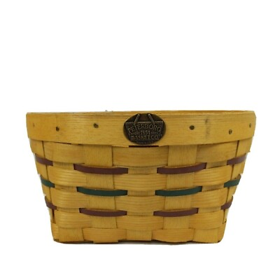 #ad Peterboro Basket Co Basket fruit storage key#x27;s farmhouse chic rustic boho $14.99