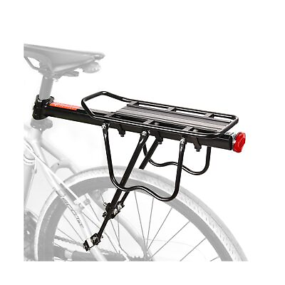 #ad Rear Bike Rack 110 lbs 50KGS Bike Cargo Racks Frame Aluminum Alloy Univers... $51.70