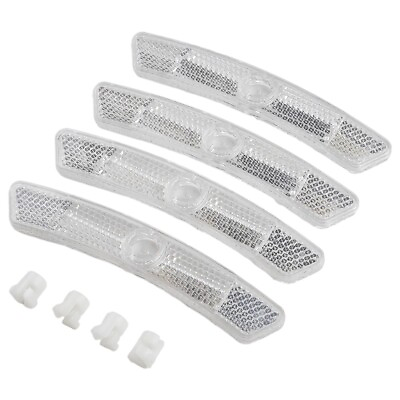 #ad Spoke Reflector Reflective Strips Indoor 4 Pcs Mountain Bike Accessories Parts $8.51