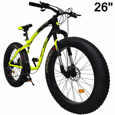 Full Suspension Mountain Bike 21 Speed 26 #x27;#x27; Fat Tire Bikes MTB Bicycle Cycling $278.09