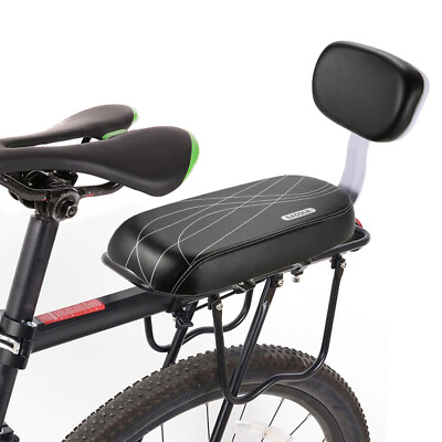 #ad Back Cycling Bike MTB PU Leather Soft Cushion Rear Rack A7W4 $31.77