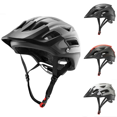 #ad ROCKBROS Integrated Bicycle Helmet Breathable MTB Road Bike Cycling Helmet Visor $49.99