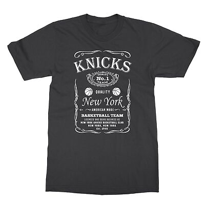 #ad #ad New York Knicks JD Whisky Basketball Whiskey Cool Men#x27;s T Shirt $18.49