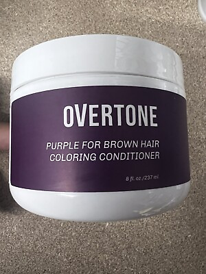 #ad New OVERTONE Purple for Brown Hair Coloring Conditioner 8 oz. $20.00