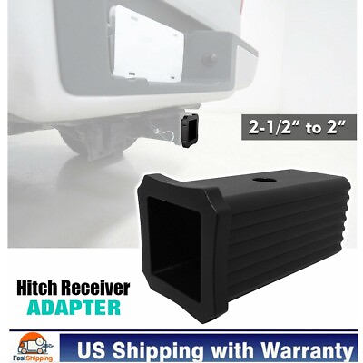 #ad 2 1 2quot; to 2quot; Trailer Hitch Receiver Adapter Reducer Sleeve Convertor US $17.50