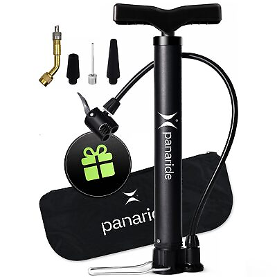 #ad Bike Pump – Advanced Bike Tire Inflator – Bicycle Hand Air Pump with Dual Pre... $21.96