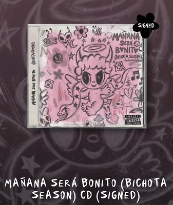 #ad Karol G SIGNED CD MAÑANA SERÁ BONITO Bichota Season AUTOGRAPHED ⚡️Ships Fast⚡️ $69.99