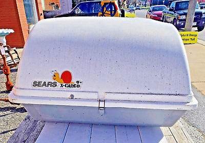 #ad Sears X Cargo Car Rooftop Storage Carrier Vintage Original Roof Carrier $125.00