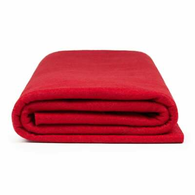 #ad Red ACRYLIC FELT FABRIC By The Yard 72quot; WIDE Thick Soft Felt Fabric $14.50