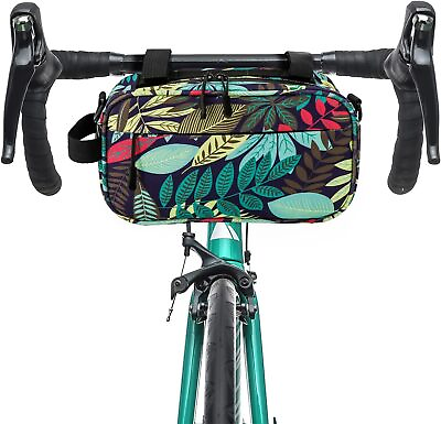#ad Bicycle Handlebar Bag Cycling Front Pack Bike Waist Bag Rear Frame Accessories $15.19