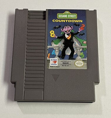 #ad Sesame Street Countdown Nintendo Entertainment System NES Tested $19.99