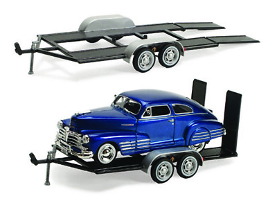 Trailer Car Carrier Motormax 76001 1 24 Scale Diecast Accessory $9.58