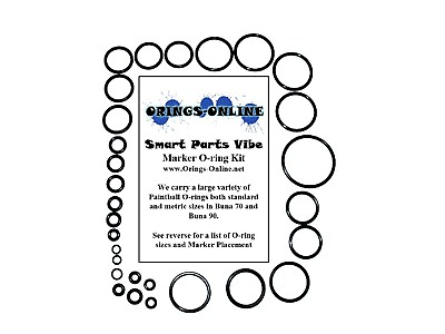 #ad Smart Parts Vibe Paintball Marker O ring Oring Kit x 2 rebuilds kits $13.15