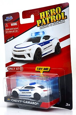 #ad Chevy Camaro Police Car Target Exclusive Jada Hero Patrol Lights amp; Sounds $12.95