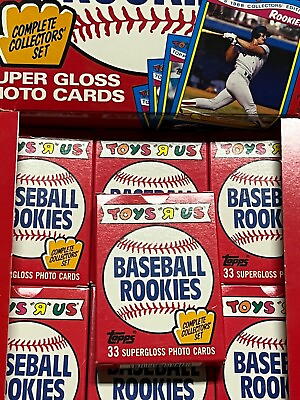 #ad #ad 1988 TOYS R US Baseball ROOKIES 33 CARD Factory SET McGRIFF McGWIRE GREENWELL $21.80