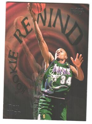 #ad 1997 98 Fleer Ray Allen #2 Rookie Rewind $1.99
