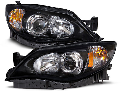 Headlights Halogen Set For 2008 2011 Subaru Impreza amp; WRX Outback Sport $197.37